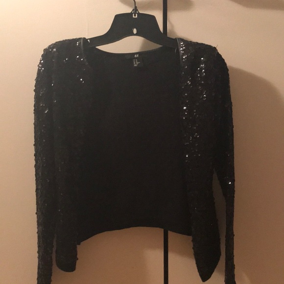 🖤 H&M Black sequin jacket - Picture 4 of 4